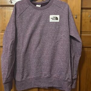 The North Face Women’s Heathered Purple Crewneck Sweater